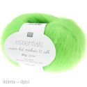 essentials super kid mohair loves silk - 067 neonowy zieleń
