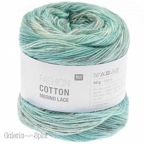 Fashion Cotton Merino Lace 006 aqua