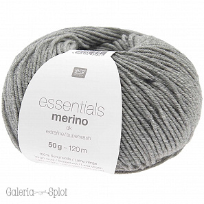 Essentials Merino dk szary melange