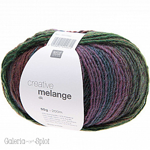 creative melange dk - 05 fiolet-zieleń