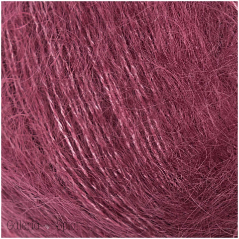 essentials super kid mohair loves silk - 015 ciemna malina