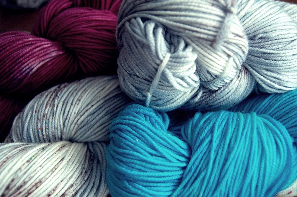 Cool Wool hand-dyed